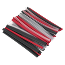 Sealey Adhesive Lined Heat Shrink Tubing Assortment 200mm 72pc -