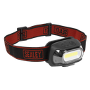 Sealey Rechargeable Head Torch with Auto-Sensor 8W COB LED
