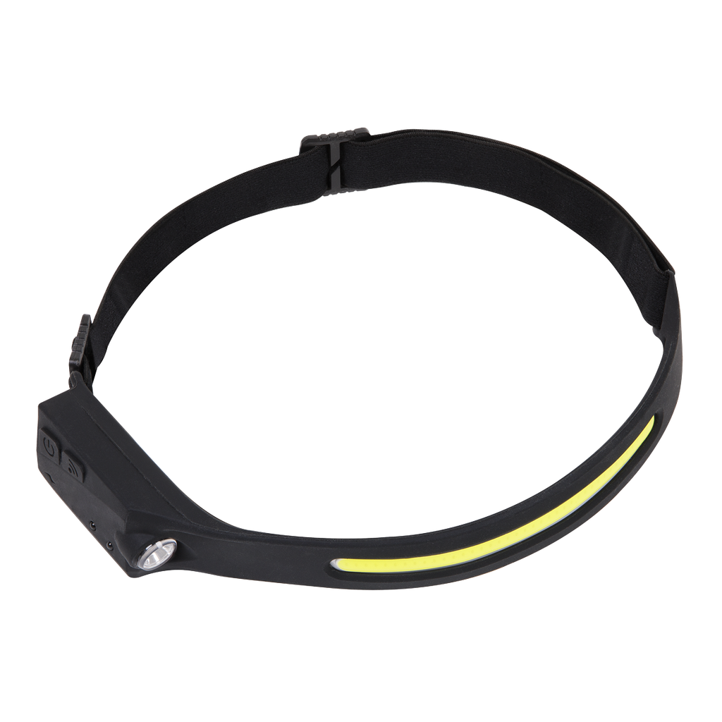 Sealey Rechargeable Head Torch with Auto-Sensor 5W COB & 3W LED