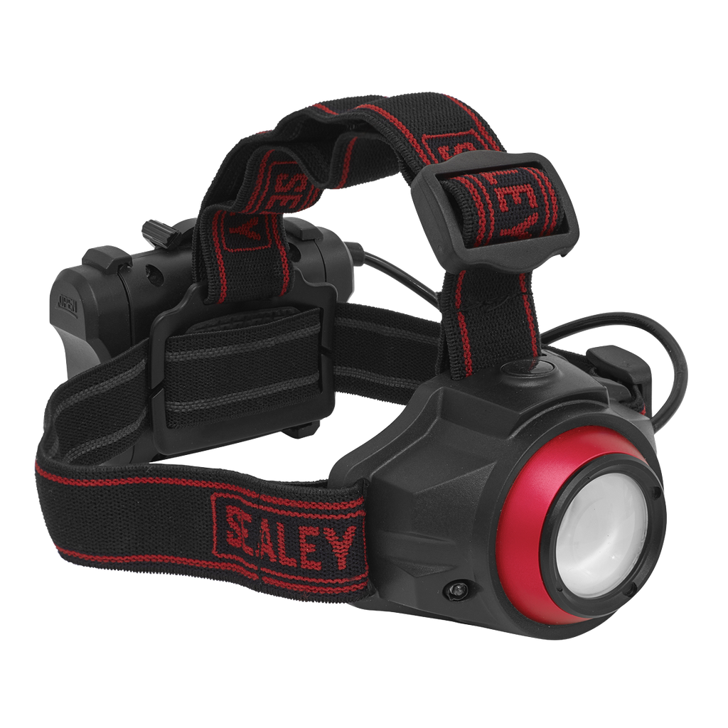 Sealey Rechargeable Head Torch with Auto-Sensor 5W COB LED