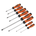 Sealey Premier Hammer-Thru Screwdriver Set 8pc - Hi-Vis Orange