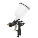 Sealey Premier Professional HVLP Gravity Feed Spray Gun 1.3mm Set-Up
