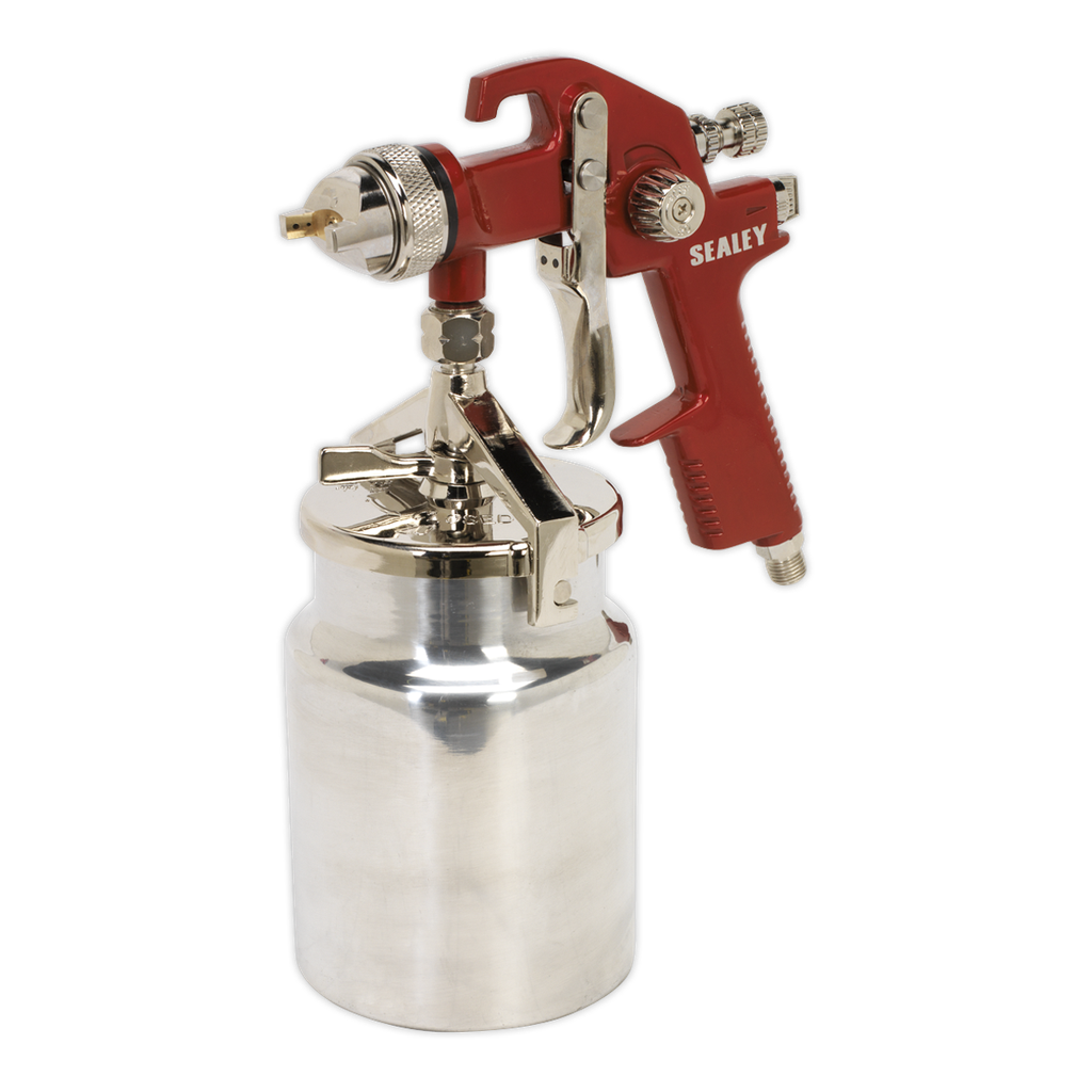 Sealey Workshop Series HVLP Suction Feed Spray Gun 1.7mm Set-Up