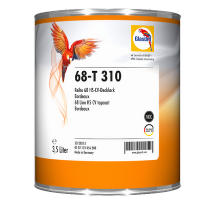 3.5ltr Glasurit 68-T310 Bordeaux Tinter (Each)
