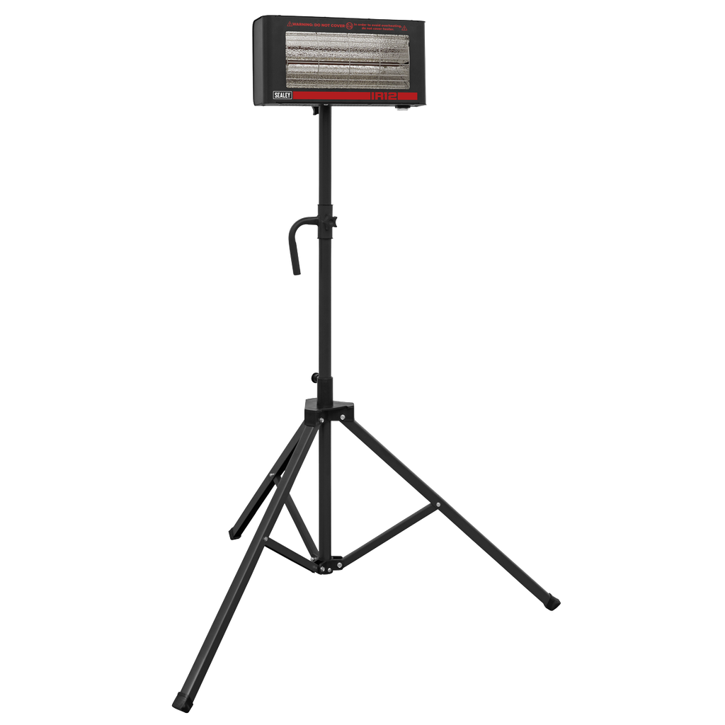 Infrared Quartz Heater with Tripod Stand 230V 1.2kW