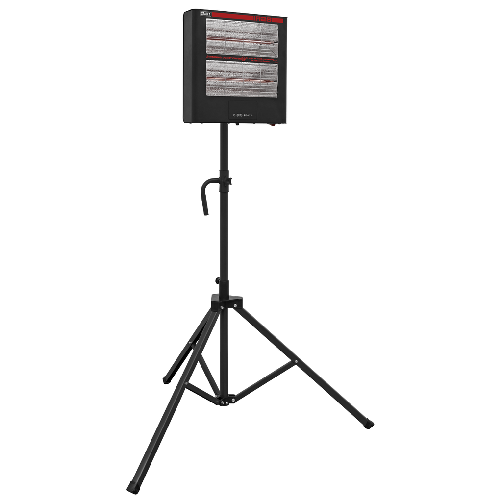 Sealey Infrared Quartz Heater with Tripod Stand 230V 1.4/2.8kW