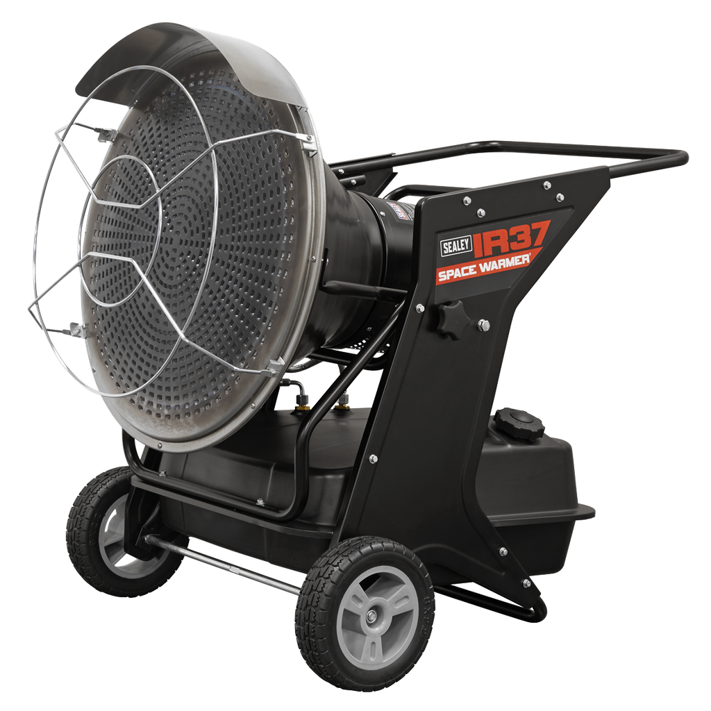 Sealey Space Warmer® Infrared Kerosene/Diesel Heater with Wheels 136,000Btu/hr