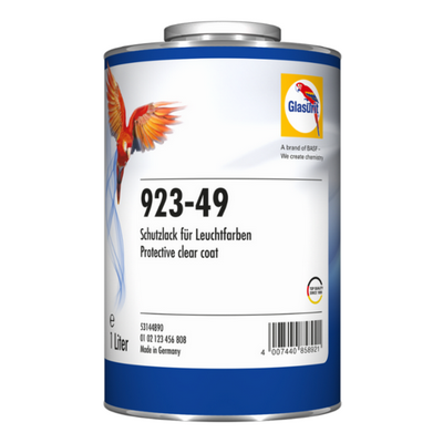 1ltr Glasurit 923-49 Protective Clear for Phosphorescent/Fluores