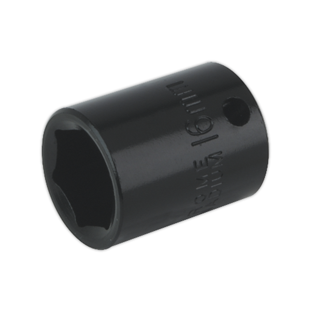 Premier Impact Socket 3/8"Sq Drive 16mm