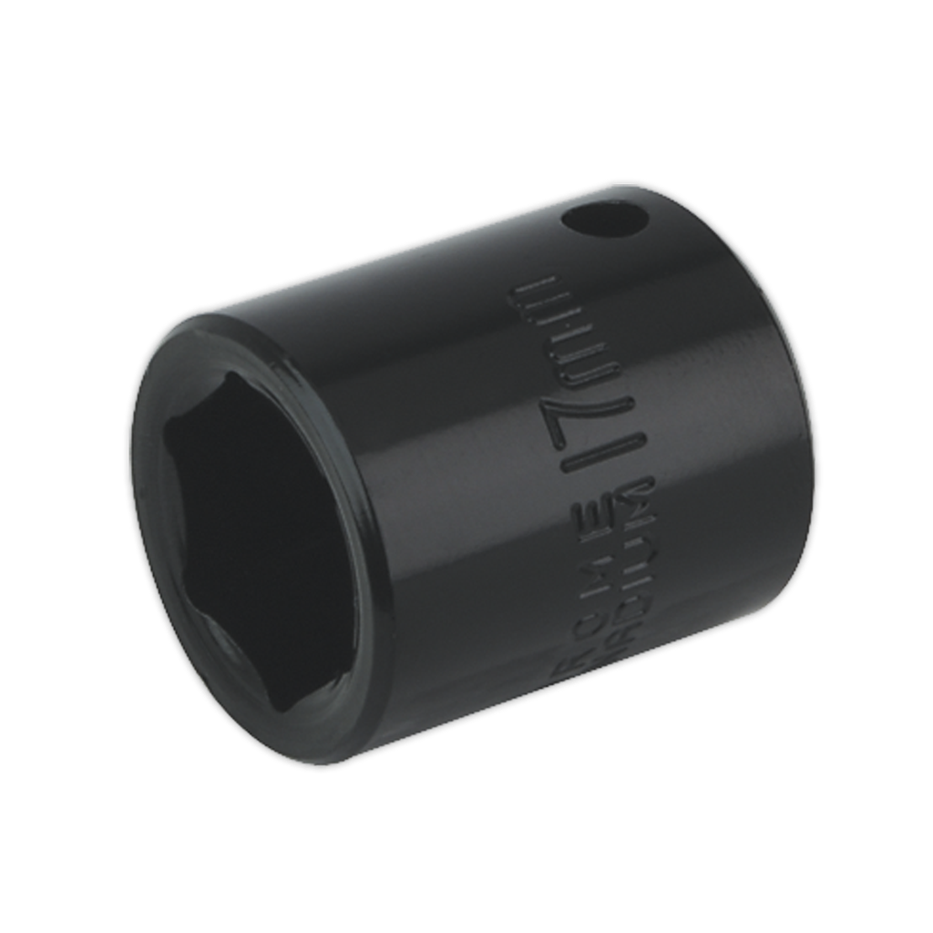 Sealey Premier Impact Socket 3/8"Sq Drive 17mm