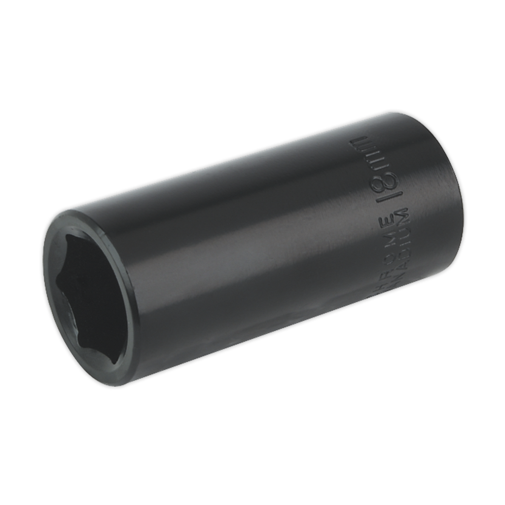 Sealey Premier Deep Impact Socket 3/8"Sq Drive 18mm