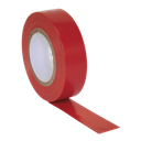 PVC Insulating Tape 19mm x 20m, Red - Pack of 10