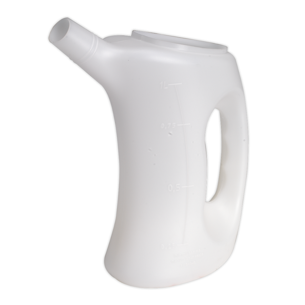 Sealey Measuring Jug with Rigid Spout 1L