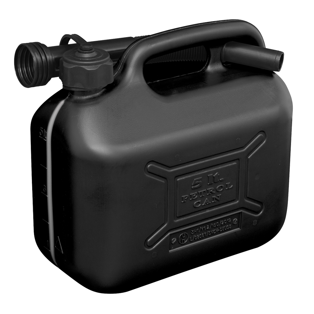 Sealey Fuel Can 5L - Black