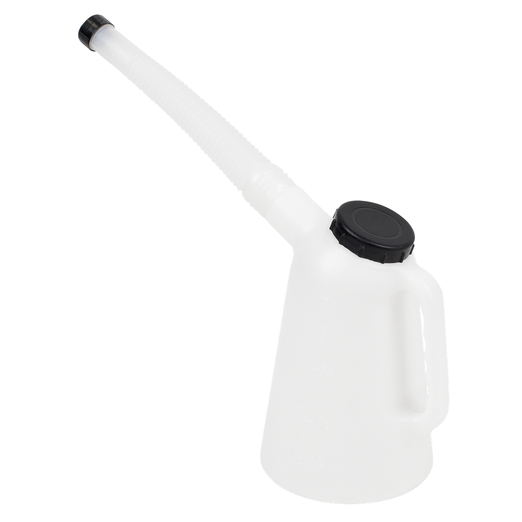 Oil Container with Lid & Flexible Spout 1L