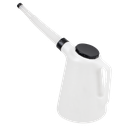 Sealey Oil Container with Flexible Spout 5L - Black Lid