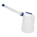 Oil Container with Flexible Spout 5L - Blue Lid