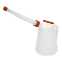 Oil Container with Flexible Spout 5L - Red Lid