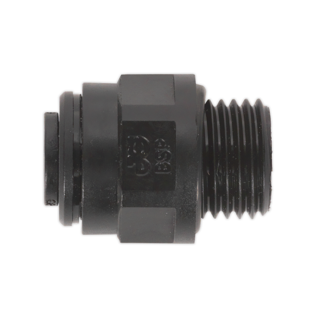 Sealey John Guest® Speedfit® Straight Adaptor 10mm x 1/4"BSP - Pack of 5