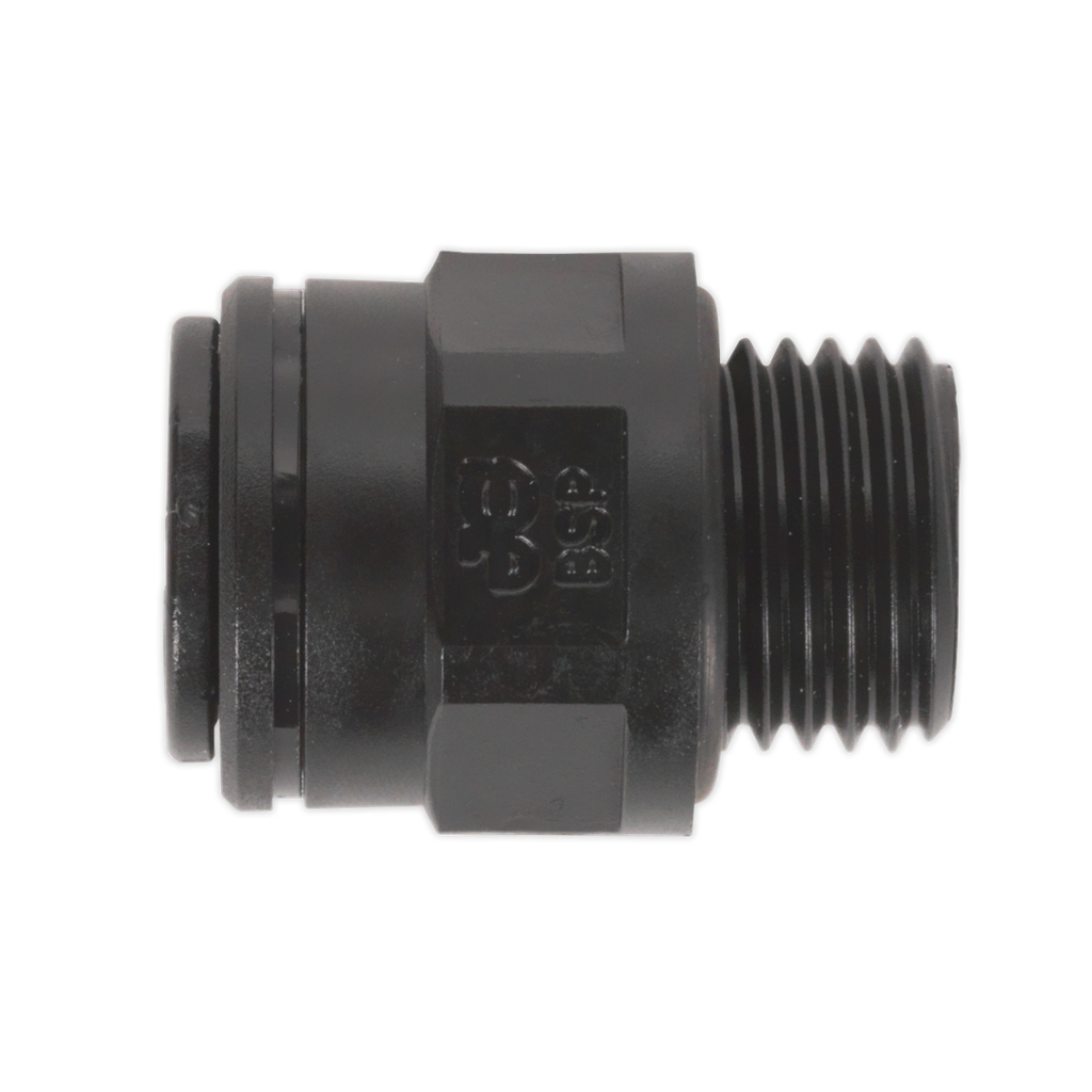 Sealey John Guest® Speedfit® Straight Adaptor 8mm x 1/4"BSP - Pack of 5