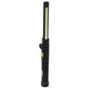 Sealey Rechargeable Aluminium Folding Pocket Light 2 COB & 1 SMD LED