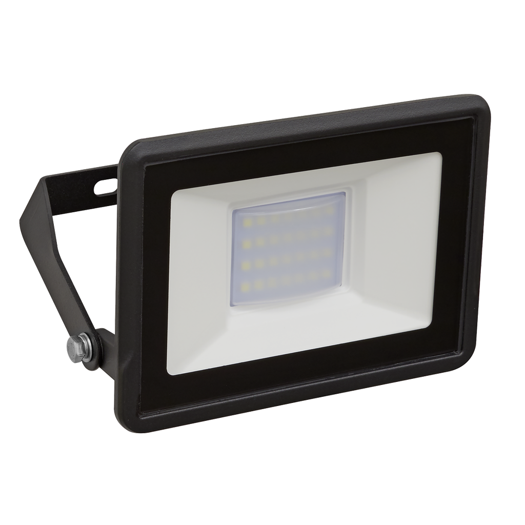 Sealey Extra-Slim Floodlight with Wall Bracket 20W SMD LED