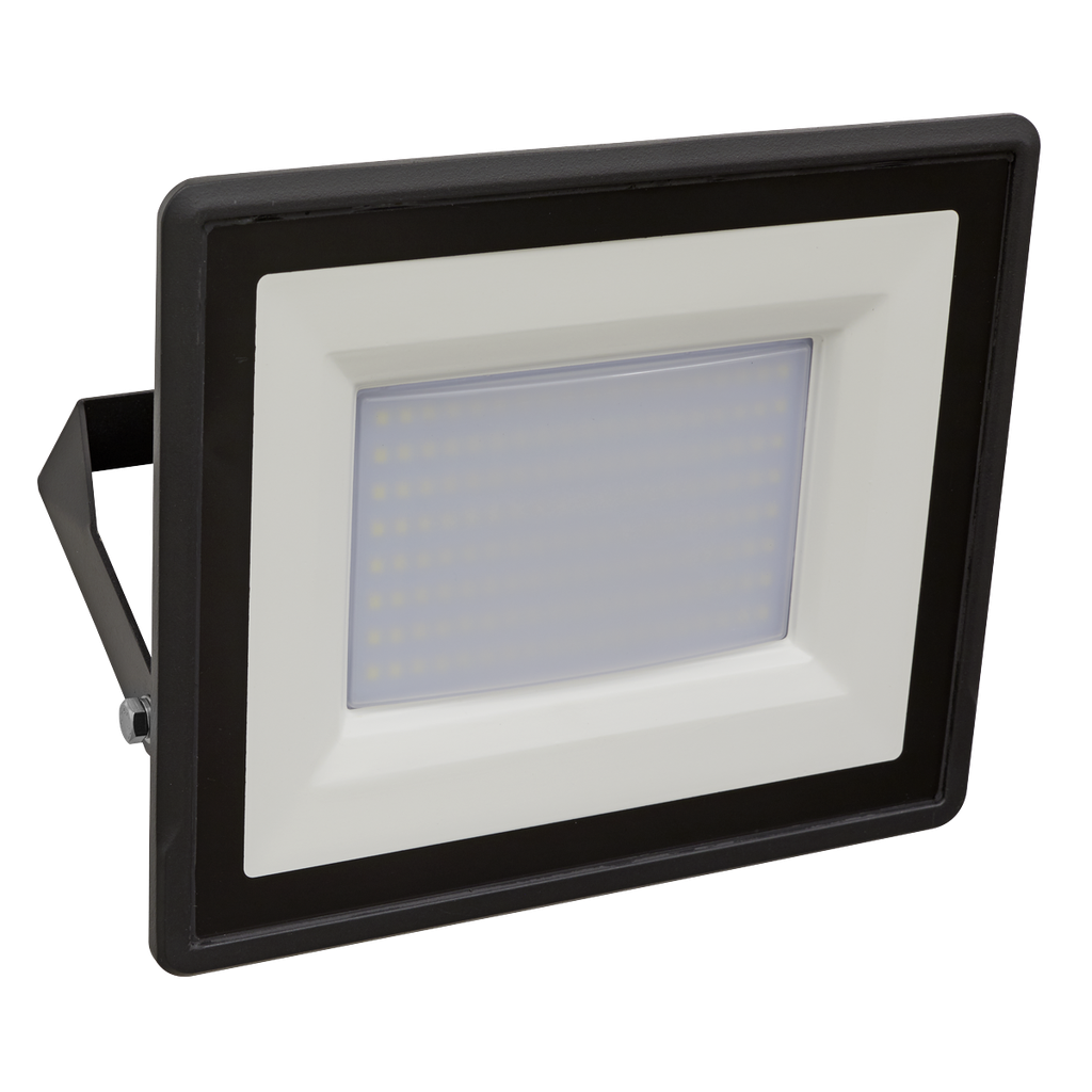 Sealey Extra-Slim Floodlight with Wall Bracket 100W SMD LED