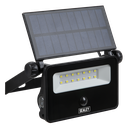 Sealey Extra-Slim Solar Floodlight with Wall Bracket 16W SMD LED