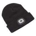 Sealey Rechargeable USB Beanie Hat 1W SMD LED