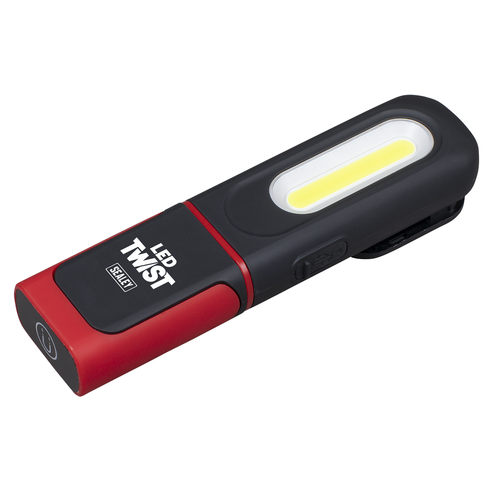 LED Twist Rechargeable Inspection Light 3W COB & 3W SMD LED