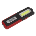 Rechargeable Inspection Light with Power Bank 5W COB & 3W SMD LED - Red