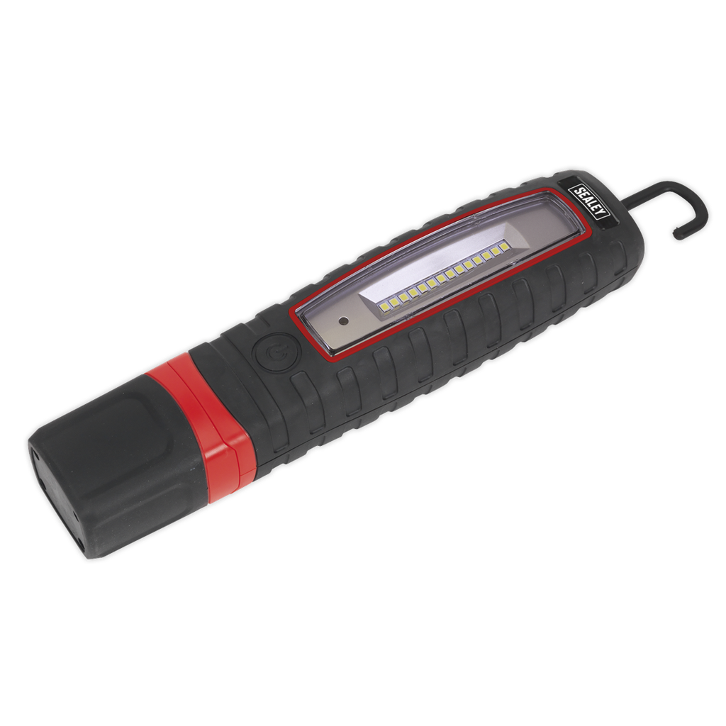 Sealey Rechargeable 360° Inspection Light 8W & 3W SMD LED - Black