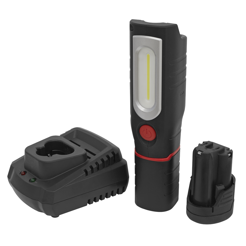 SV12 Series 8W COB LED Inspection Light with Battery & Charger Combo 12V