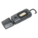 Rechargeable 360° Inspection Light 3W COB & 1W SMD LED - Carbon Fibre Effect