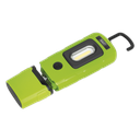 Rechargeable 360° Inspection Light 3W COB & 1W SMD LED - Green