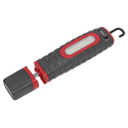 Rechargeable 360° Inspection Light 15W & 3W SMD LED - Red