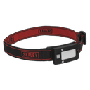 Sealey Rechargeable Head Torch with Auto-Sensor 2W COB LED - Black