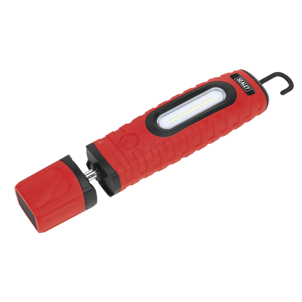 Rechargeable 360° Inspection Light 10W & 3W SMD LED - Red