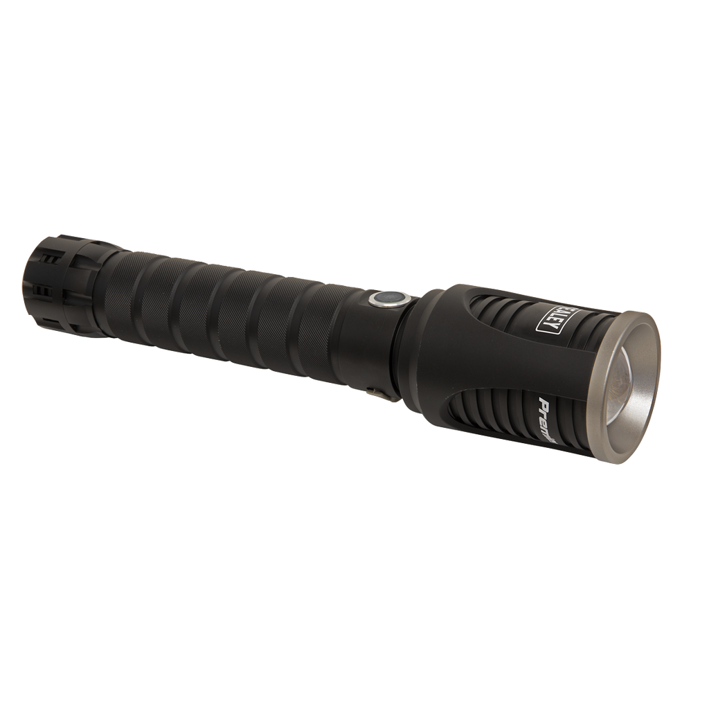 Rechargeable Aluminium Torch with Adjustable Focus 60W COB LED