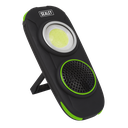 Sealey Rechargeable Torch with Wireless Speaker 10W COB LED