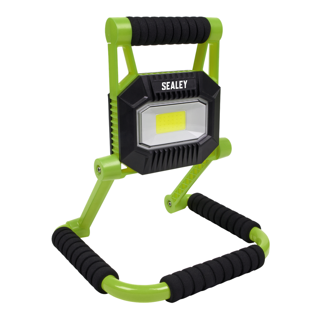 Sealey Rechargeable Portable Fold Flat Floodlight 10W COB LED