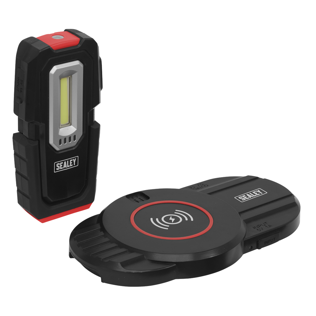 Sealey Inspection Light with Single Wireless Charging Base 3W COB & 1W SMD LED