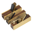 Sealey Mini Brass Plane Set 3pc