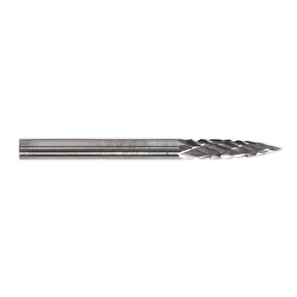 Sealey Micro Carbide Burr Pointed Tree 3mm - Pack of 3