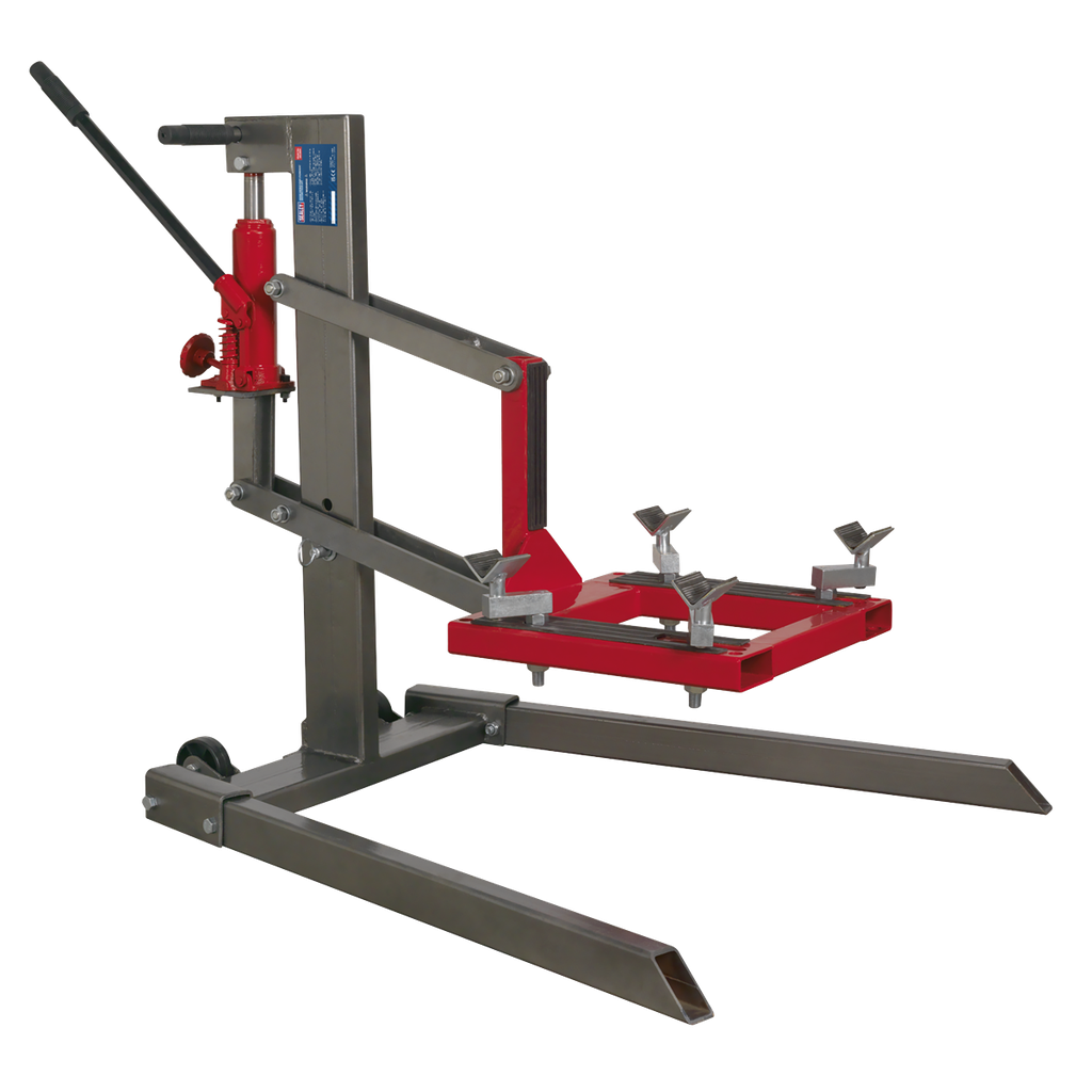 Sealey Single Post Hydraulic Portable Motorcycle Lift 450kg Capacity