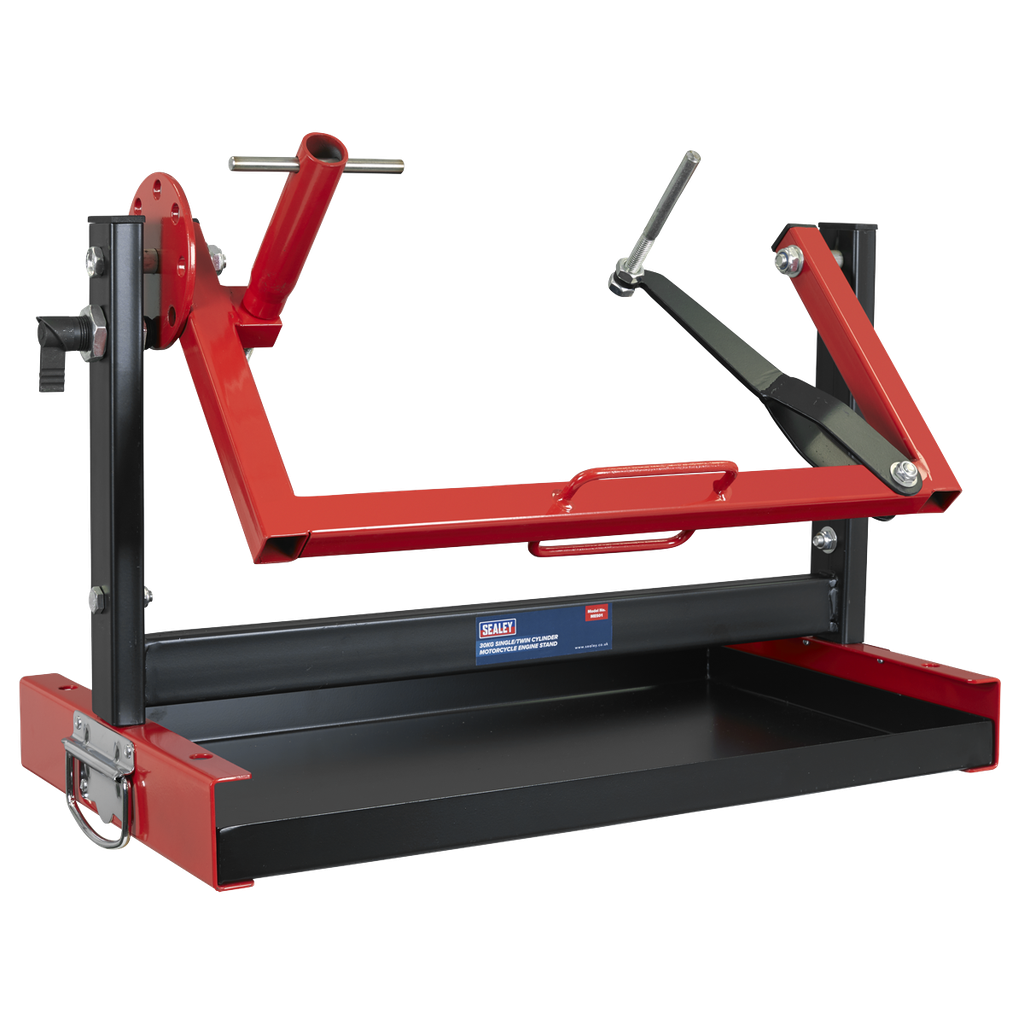 Sealey Motorcycle Engine Stand, Single/Twin Cylinder 30kg Capacity