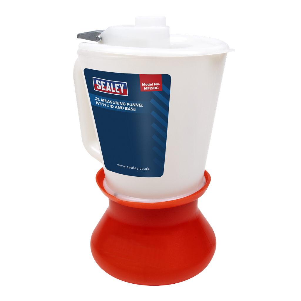 Sealey Measuring Funnel with Lid and Base 2L
