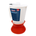 Sealey Measuring Funnel with Lid and Base 2L
