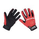 Sealey Premier Mechanic's Gloves Padded Palm - Extra-Large Pair