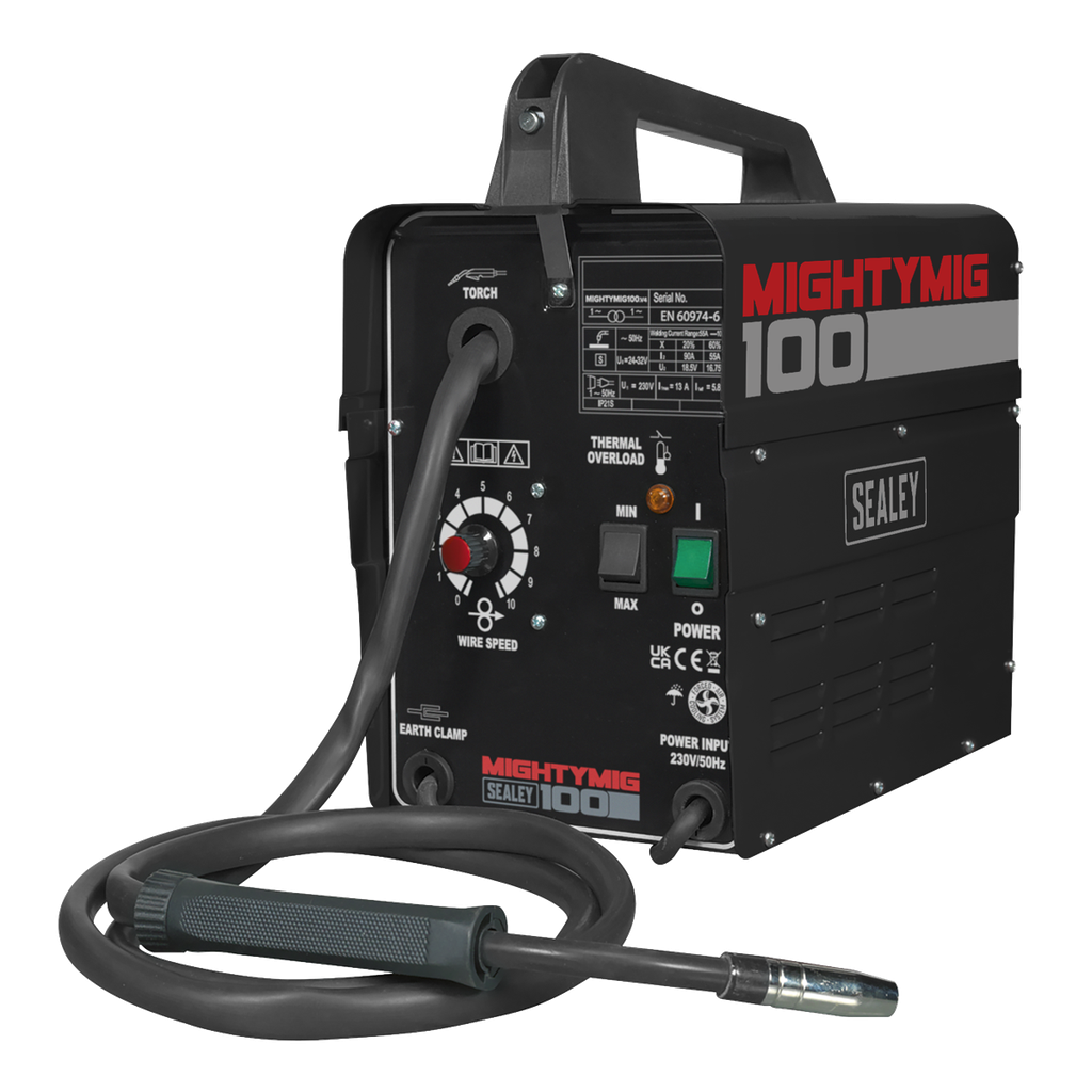 Sealey Gasless MIG Welder 100A 230V